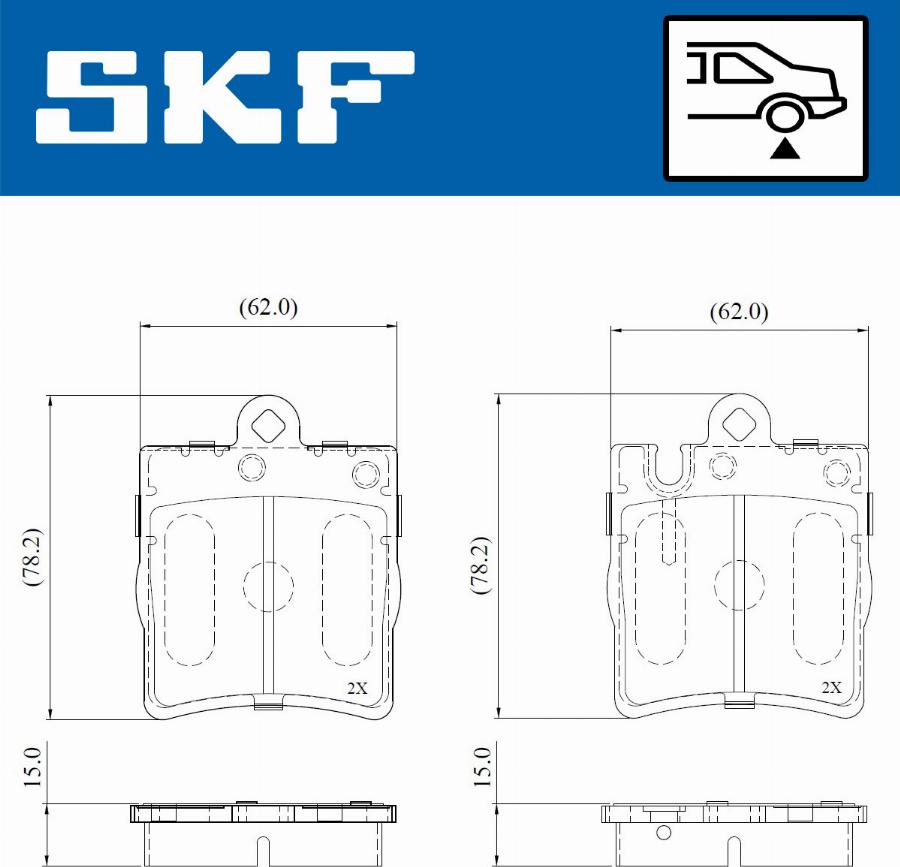 SKF VKBP 90744 - Komplet Pločica, disk-kočnica www.molydon.hr