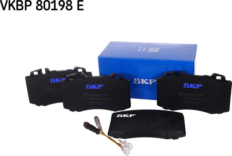 SKF VKBP 80198 E - Komplet Pločica, disk-kočnica www.molydon.hr