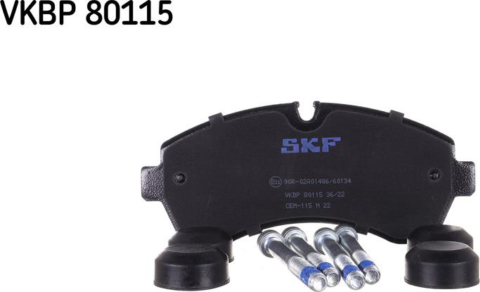 SKF VKBP 80115 - Komplet Pločica, disk-kočnica www.molydon.hr