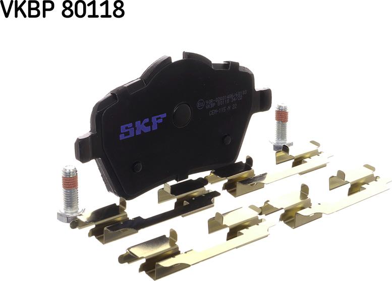 SKF VKBP 80118 - Komplet Pločica, disk-kočnica www.molydon.hr