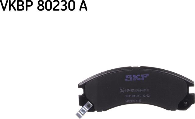 SKF VKBP 80230 A - Komplet Pločica, disk-kočnica www.molydon.hr