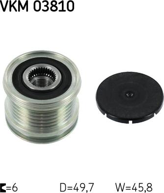 SKF VKM 03810 - Remenica, alternator www.molydon.hr