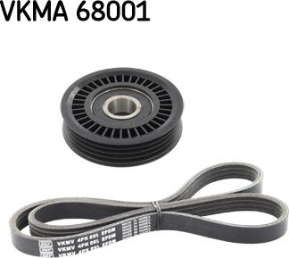 SKF VKMA 68001 - Garnitura klinastog rebrastog remena www.molydon.hr