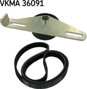SKF VKMA 36091 - Garnitura klinastog rebrastog remena www.molydon.hr