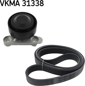 SKF VKMA 31338 - Garnitura klinastog rebrastog remena www.molydon.hr