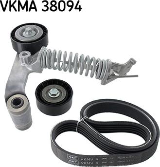 SKF VKMA 38094 - Garnitura klinastog rebrastog remena www.molydon.hr