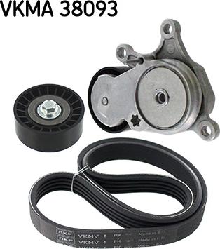 SKF VKMA 38093 - Garnitura klinastog rebrastog remena www.molydon.hr