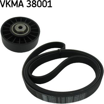SKF VKMA 38001 - Garnitura klinastog rebrastog remena www.molydon.hr