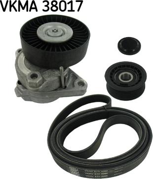SKF VKMA 38017 - Garnitura klinastog rebrastog remena www.molydon.hr