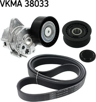 SKF VKMA 38033 - Garnitura klinastog rebrastog remena www.molydon.hr