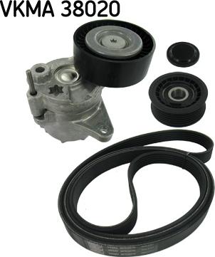 SKF VKMA 38020 - Garnitura klinastog rebrastog remena www.molydon.hr
