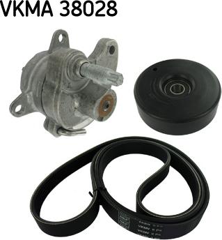 SKF VKMA 38028 - Garnitura klinastog rebrastog remena www.molydon.hr