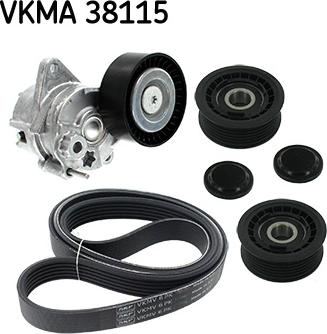 SKF VKMA 38115 - Garnitura klinastog rebrastog remena www.molydon.hr