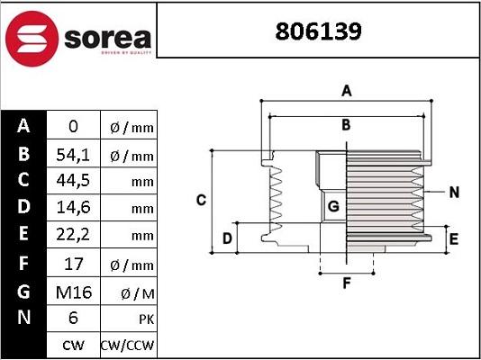 SNRA 806139 - Remenica, alternator www.molydon.hr