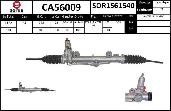 SNRA CA56009 - upravljački mehanizam www.molydon.hr