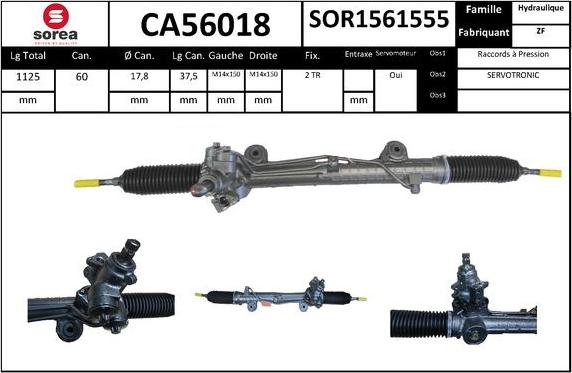 SNRA CA56018 - upravljački mehanizam www.molydon.hr