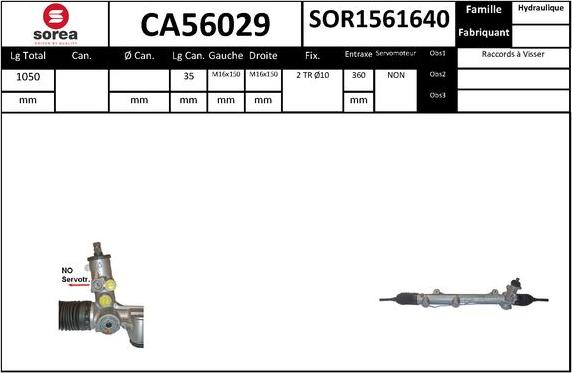 SNRA CA56029 - upravljački mehanizam www.molydon.hr