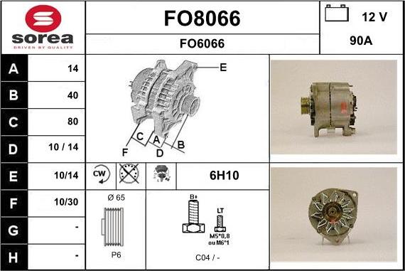 SNRA FO8066 - Alternator www.molydon.hr