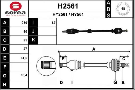 SNRA H2561 - Pogonska osovina www.molydon.hr