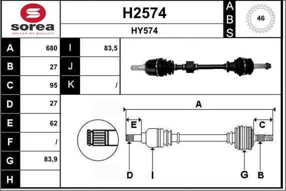 SNRA H2574 - Pogonska osovina www.molydon.hr
