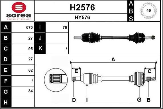 SNRA H2576 - Pogonska osovina www.molydon.hr