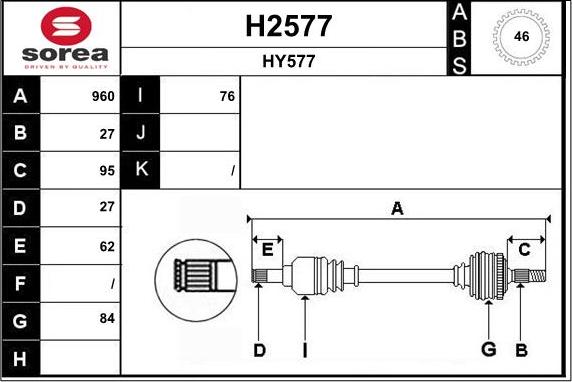 SNRA H2577 - Pogonska osovina www.molydon.hr