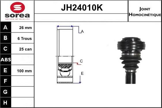 SNRA JH24010K - Kardan, Pogonska osovina www.molydon.hr