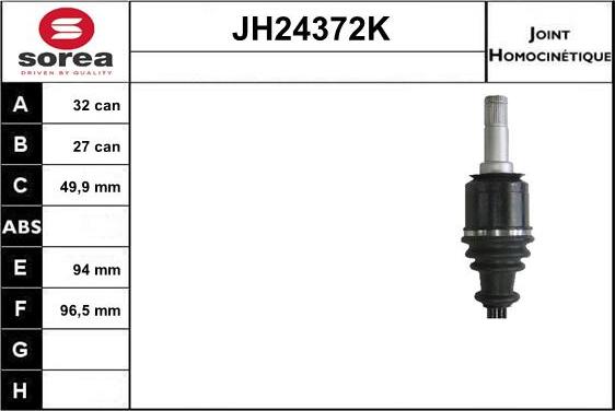 SNRA JH24372K - Kardan, Pogonska osovina www.molydon.hr