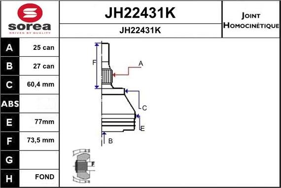 SNRA JH22431K - Kardan, Pogonska osovina www.molydon.hr
