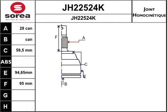 SNRA JH22524K - Kardan, Pogonska osovina www.molydon.hr