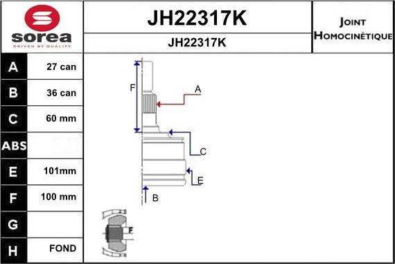 SNRA JH22317K - Kardan, Pogonska osovina www.molydon.hr