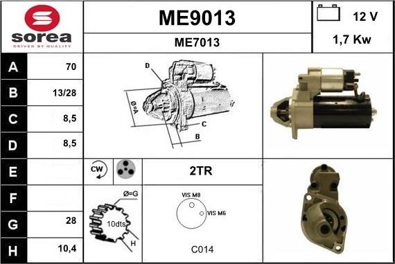 SNRA ME9013 - Starter www.molydon.hr