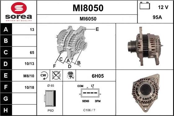 SNRA MI8050 - Alternator www.molydon.hr