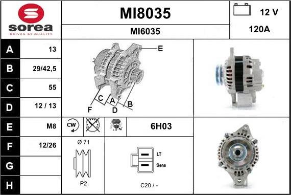 SNRA MI8035 - Alternator www.molydon.hr