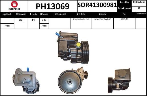 SNRA PH13069 - Hidraulična pumpa, upravljanje www.molydon.hr