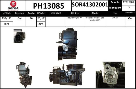 SNRA PH13085 - Hidraulična pumpa, upravljanje www.molydon.hr
