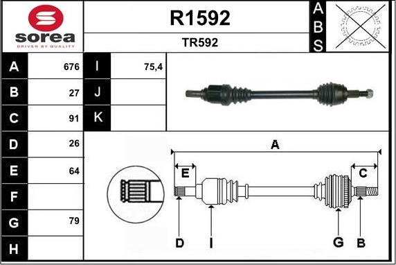 SNRA R1592 - Pogonska osovina www.molydon.hr