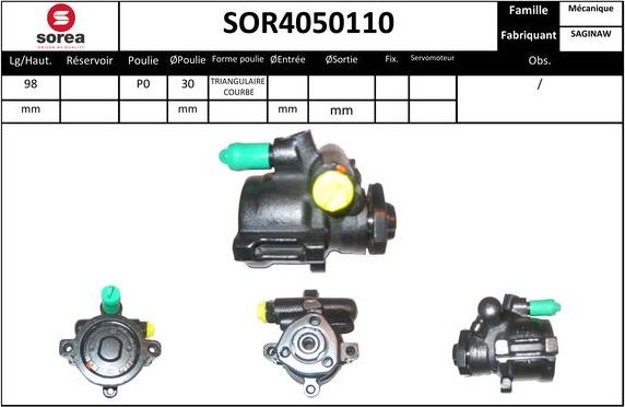 SNRA SOR4050110 - Hidraulična pumpa, upravljanje www.molydon.hr