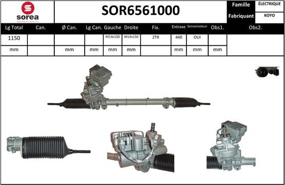 SNRA SOR6561000 - upravljački mehanizam www.molydon.hr