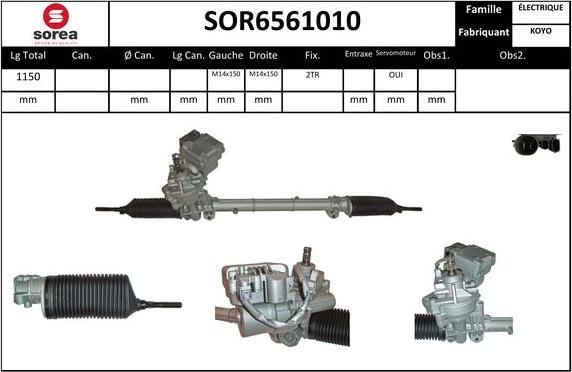 SNRA SOR6561010 - upravljački mehanizam www.molydon.hr
