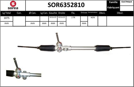 SNRA SOR6352810 - upravljački mehanizam www.molydon.hr