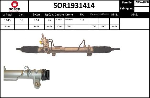 SNRA SOR1931414 - upravljački mehanizam www.molydon.hr