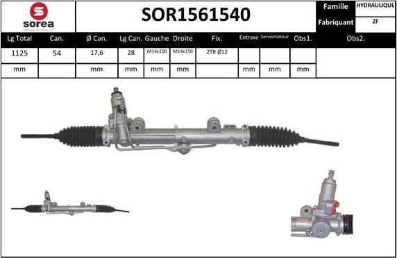 SNRA SOR1561540 - upravljački mehanizam www.molydon.hr