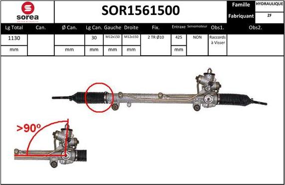 SNRA SOR1561500 - upravljački mehanizam www.molydon.hr