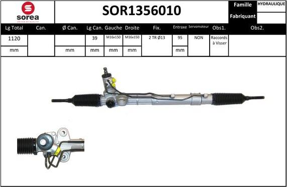 SNRA SOR1356010 - upravljački mehanizam www.molydon.hr