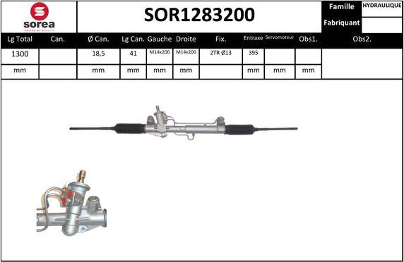 SNRA SOR1283200 - upravljački mehanizam www.molydon.hr