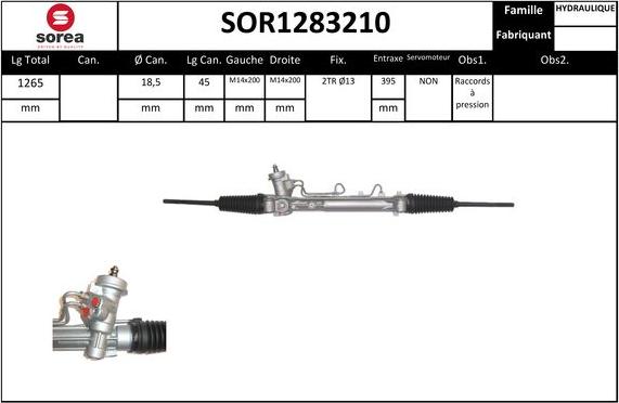 SNRA SOR1283210 - upravljački mehanizam www.molydon.hr