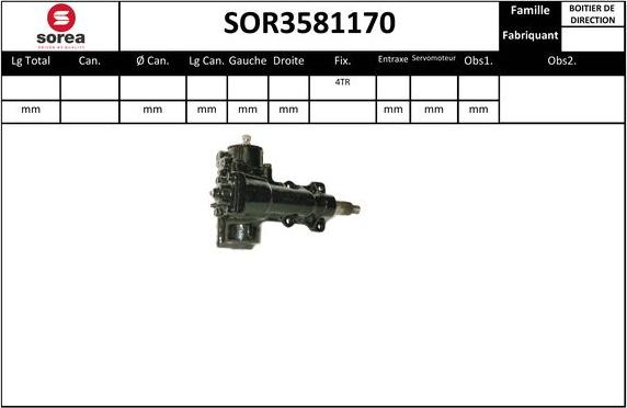 SNRA SOR3581170 - upravljački mehanizam www.molydon.hr