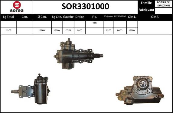 SNRA SOR3301000 - upravljački mehanizam www.molydon.hr