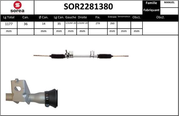 SNRA SOR2281380 - upravljački mehanizam www.molydon.hr